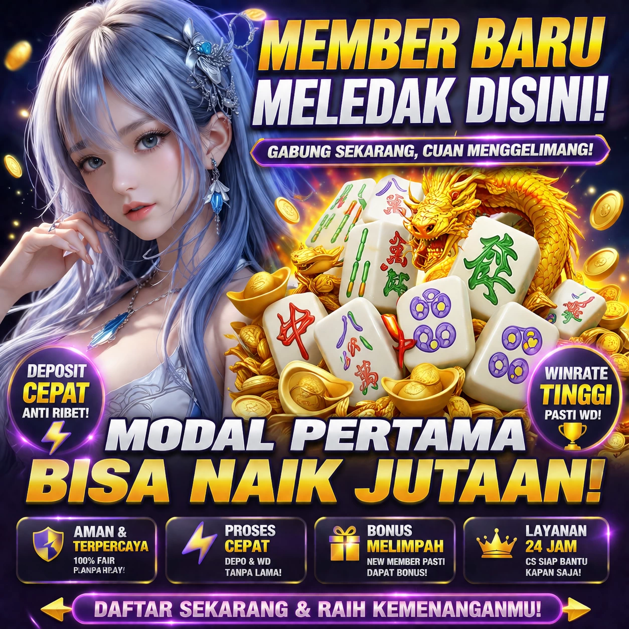 Proses download APK di browser Chrome Android